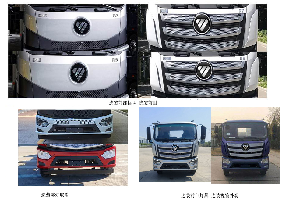 福田牌BJ5186ZKX-02车厢可卸式汽车公告图片