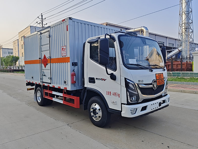 楚飞牌CLQ5049XRQ6BJ易燃气体厢式运输车