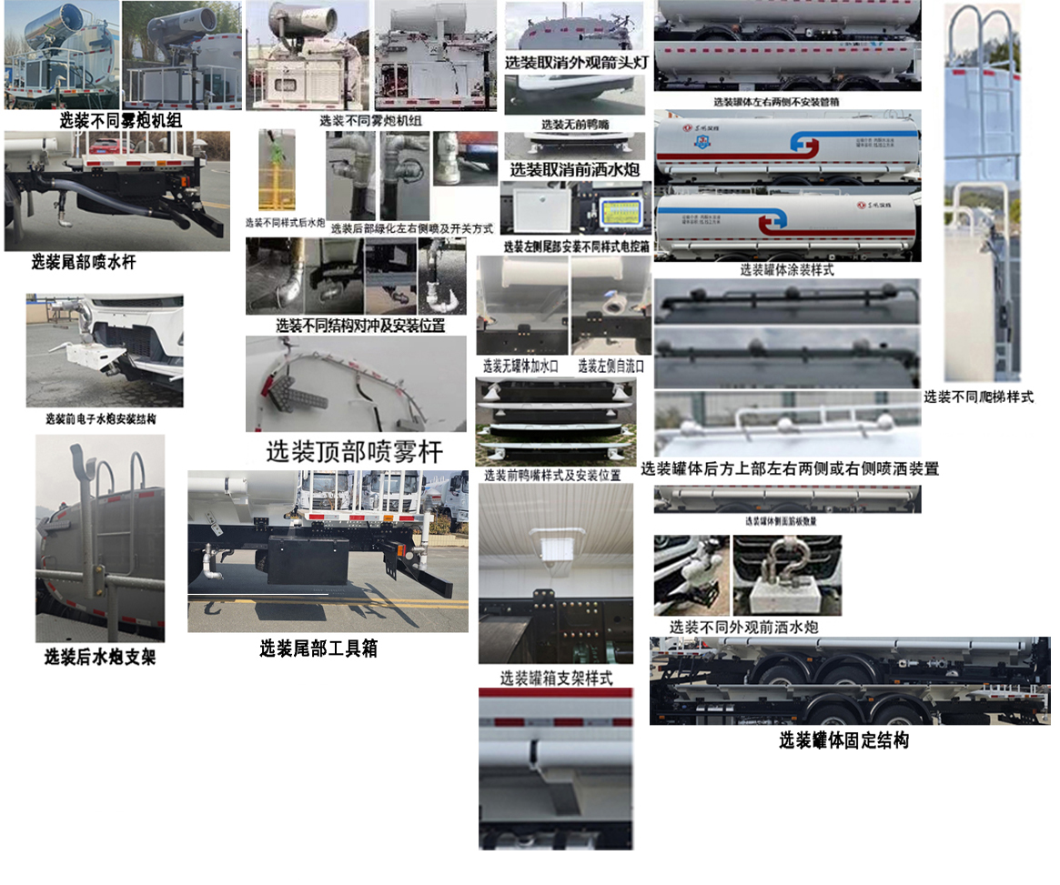 汉成牌HCS5250GPSSDF6绿化喷洒车公告图片