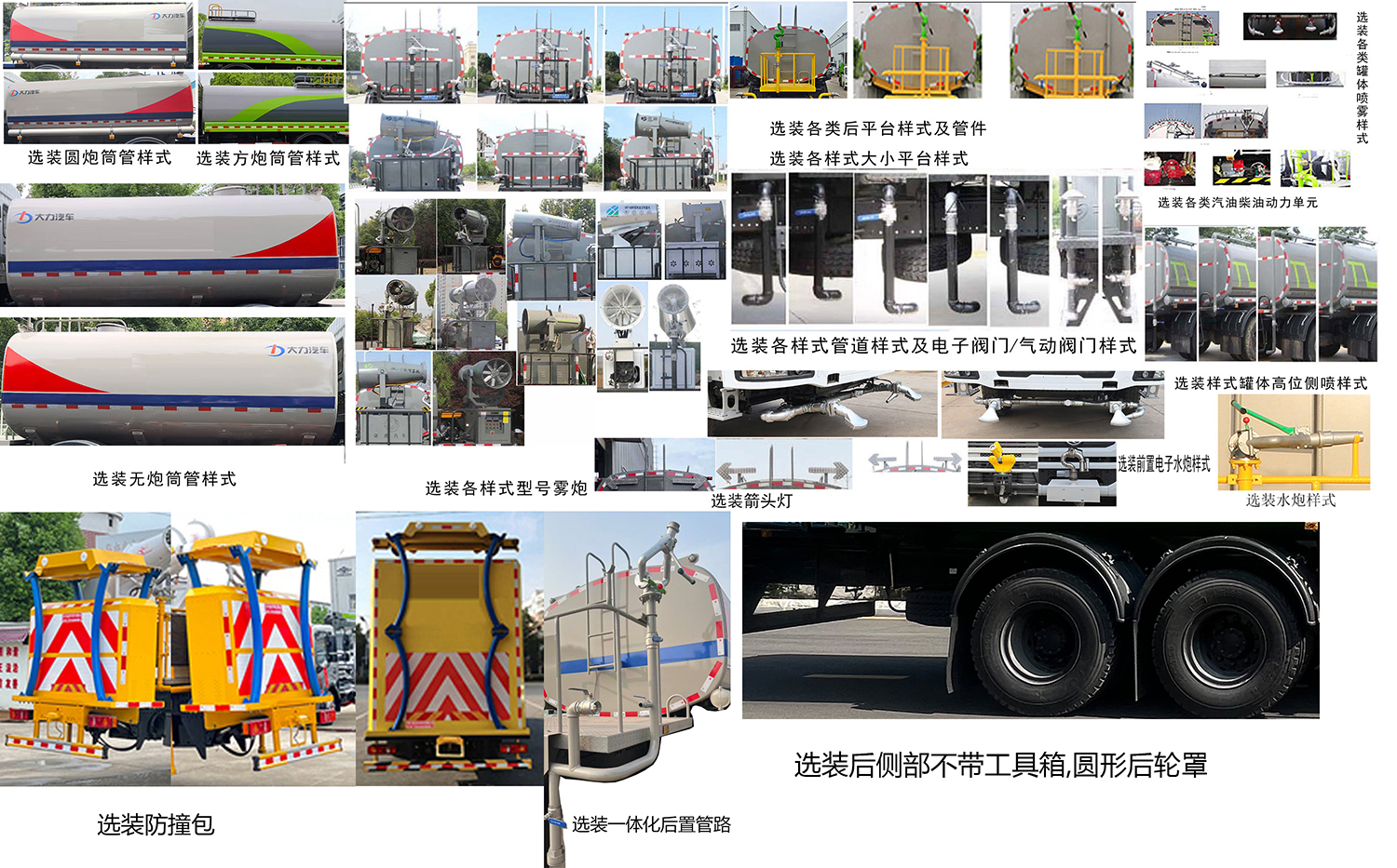 大力牌DLQ5250GPS6绿化喷洒车公告图片