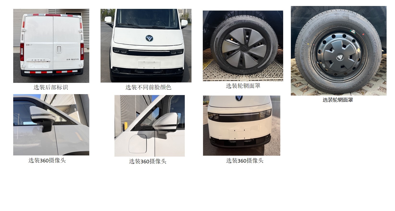 福田牌BJ5030XXYEVA纯电动厢式货车公告图片