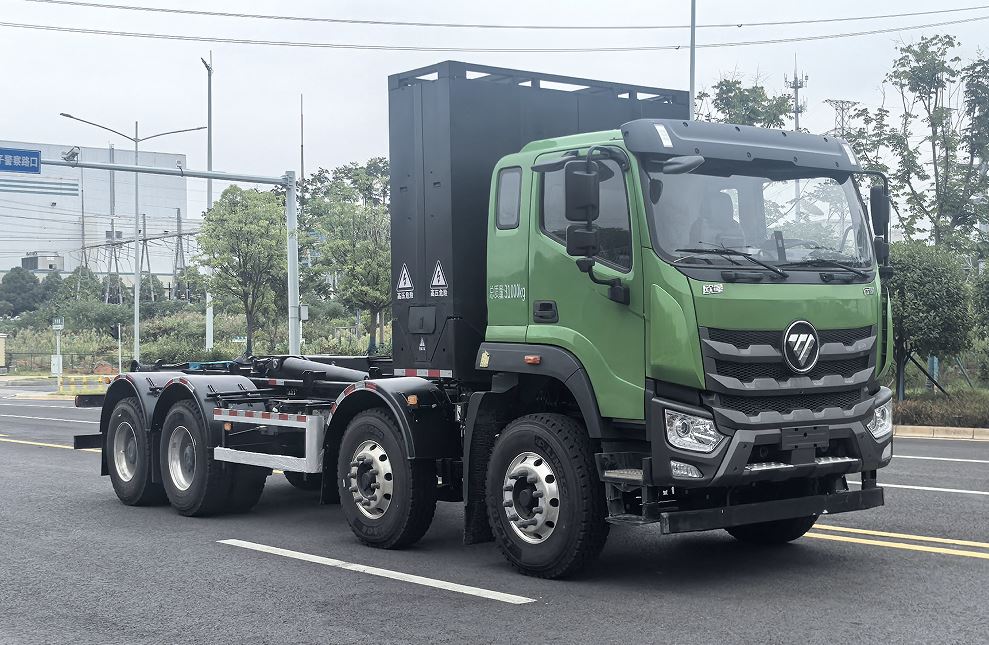 福田牌BJ5310ZXXEV-H1换电式纯电动车厢可卸式垃圾车