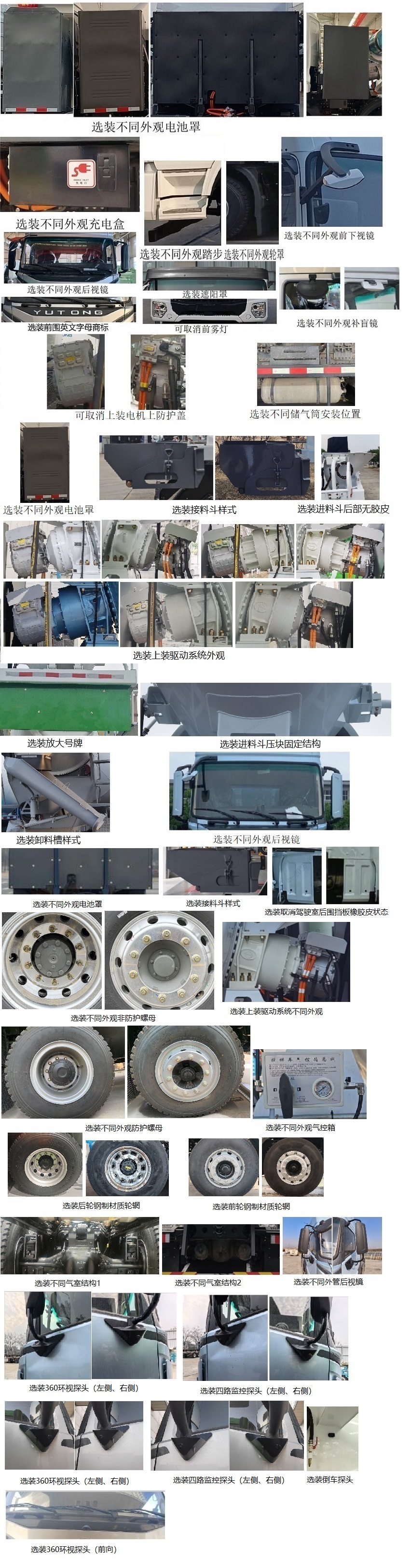 宇通牌ZKH5312GJBP6BEV6K纯电动混凝土搅拌运输车公告图片