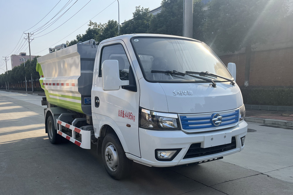 CXK5045ZZZBEV 欧威沃牌纯电动自装卸式垃圾车图片