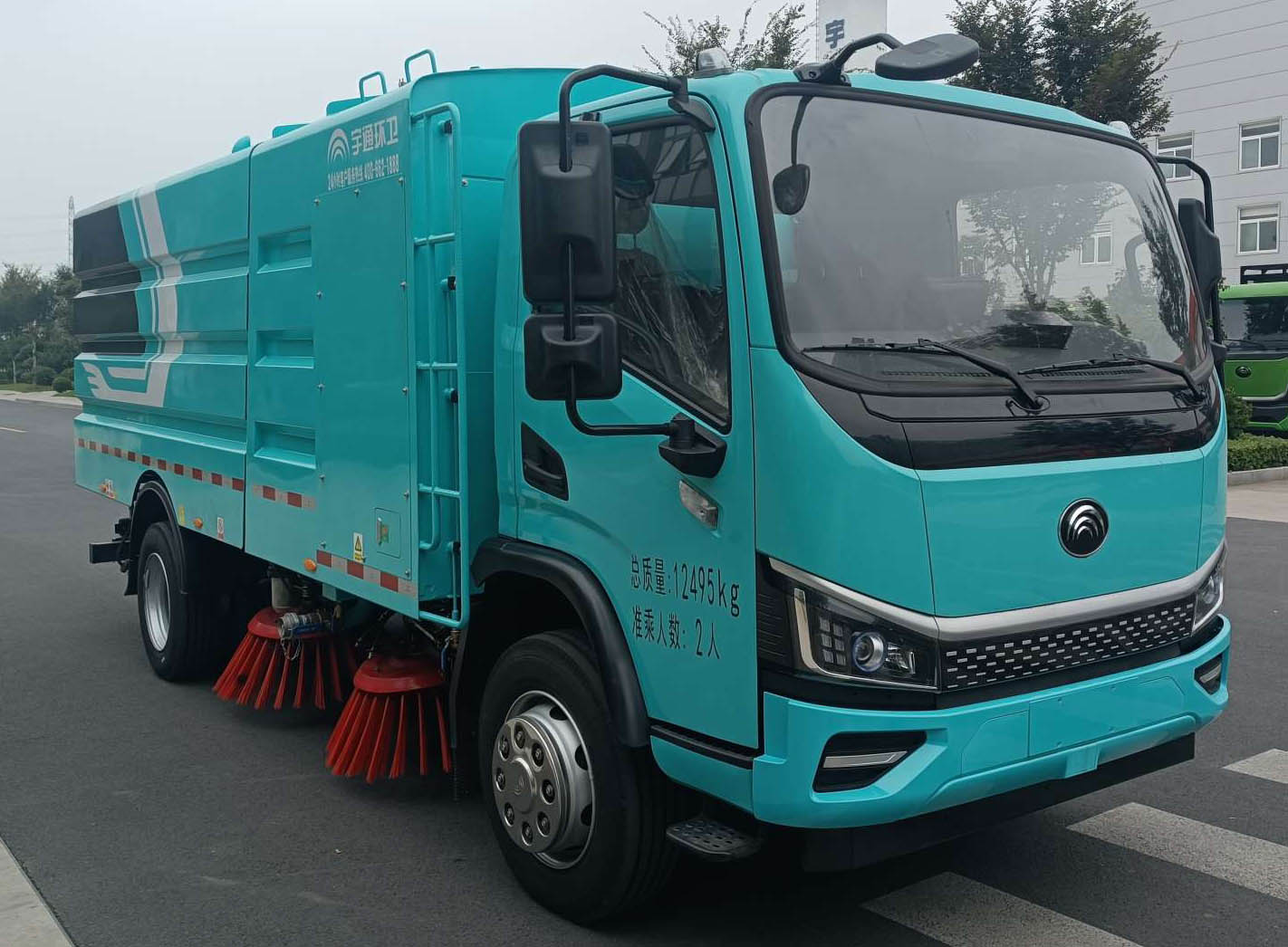宇通牌YTZ5122TSLD0BEVA纯电动扫路车