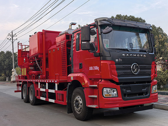 龙力驰牌HHZ5220TGJSX6R固井车公告图片