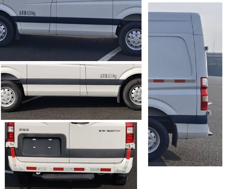 福田牌BJ5048XXY-X8厢式货车公告图片