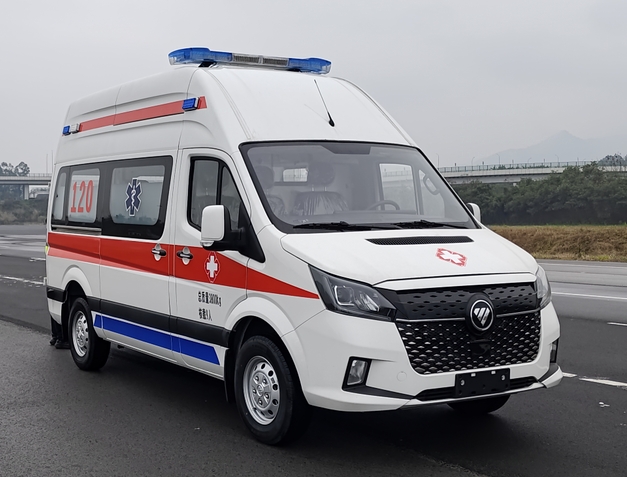 福田牌BJ5048XJH-W2救护车