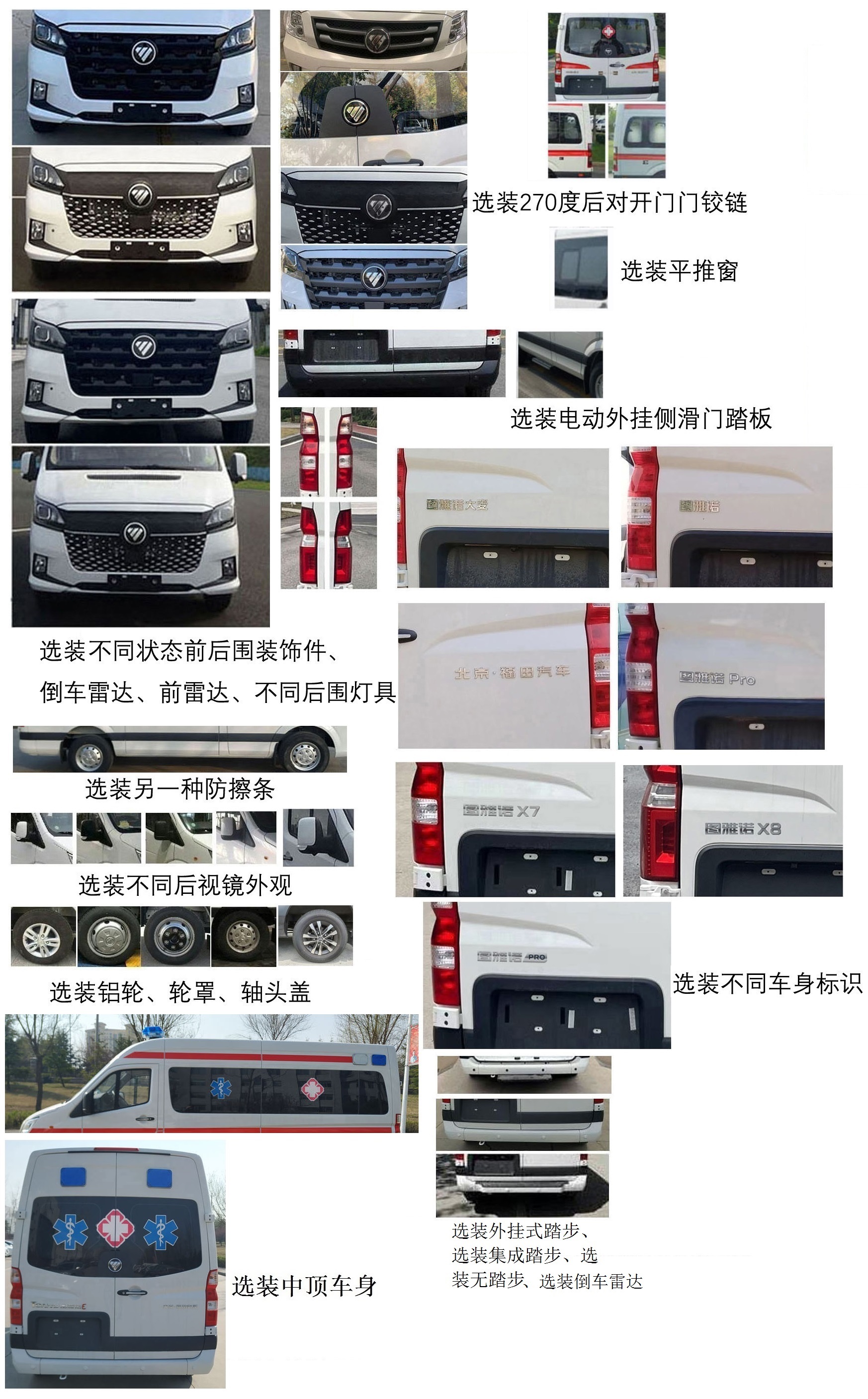福田牌BJ5048XJH-W2救护车公告图片