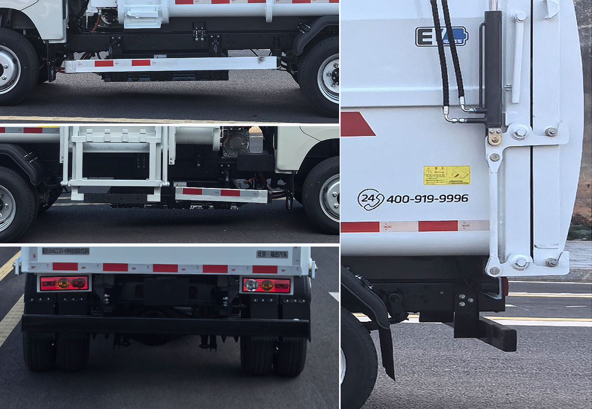 福田牌BJ5040ZZZEV-H1纯电动自装卸式垃圾车公告图片