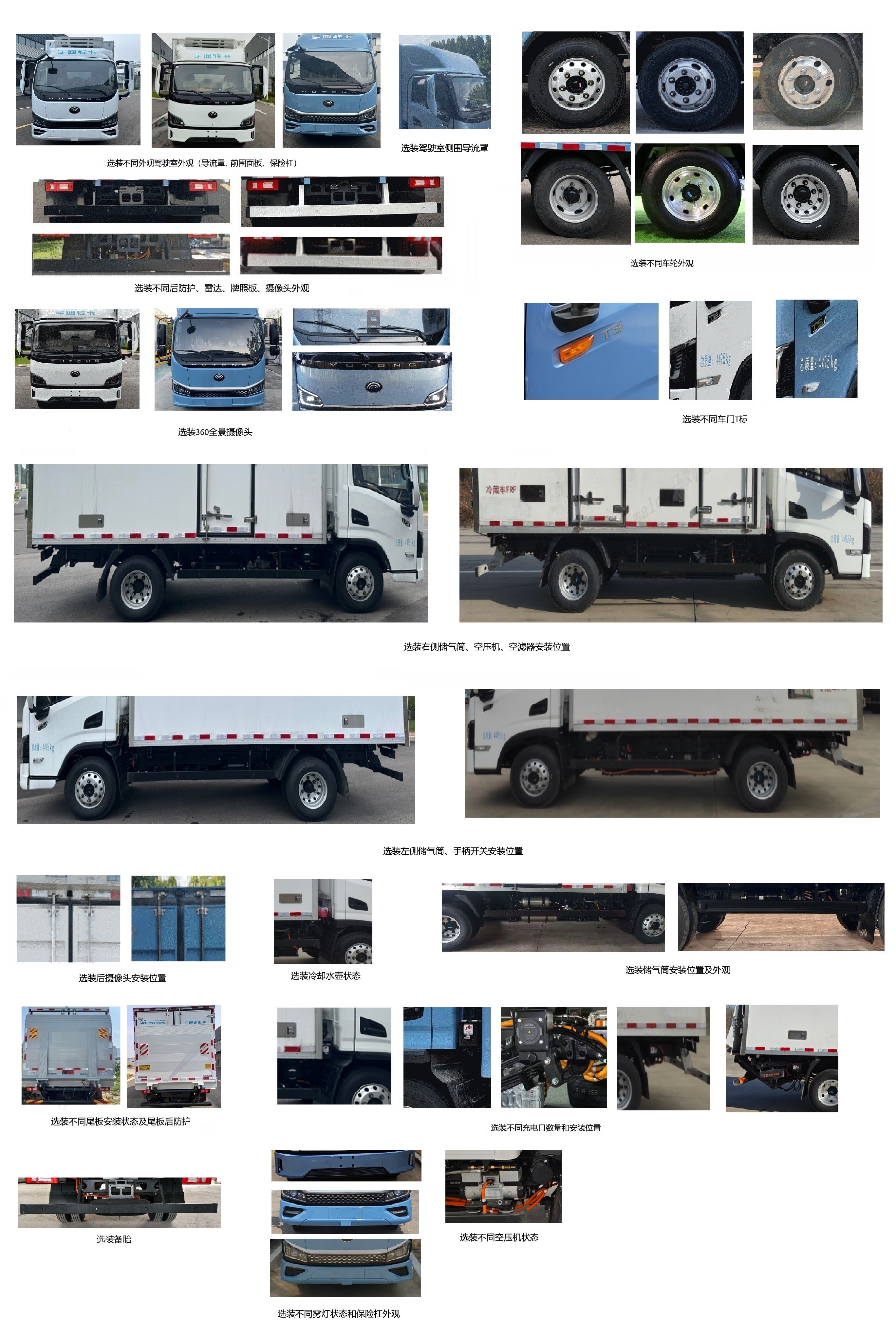 宇通牌ZKH5045XLCBEVA32纯电动冷藏车公告图片