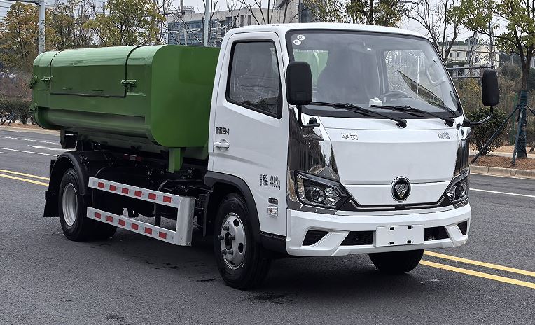 福田牌BJ5044ZXXEV-H1纯电动车厢可卸式垃圾车公告图片