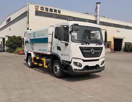 中汽牌ZQZ5125ZDJD6压缩式对接垃圾车图片
