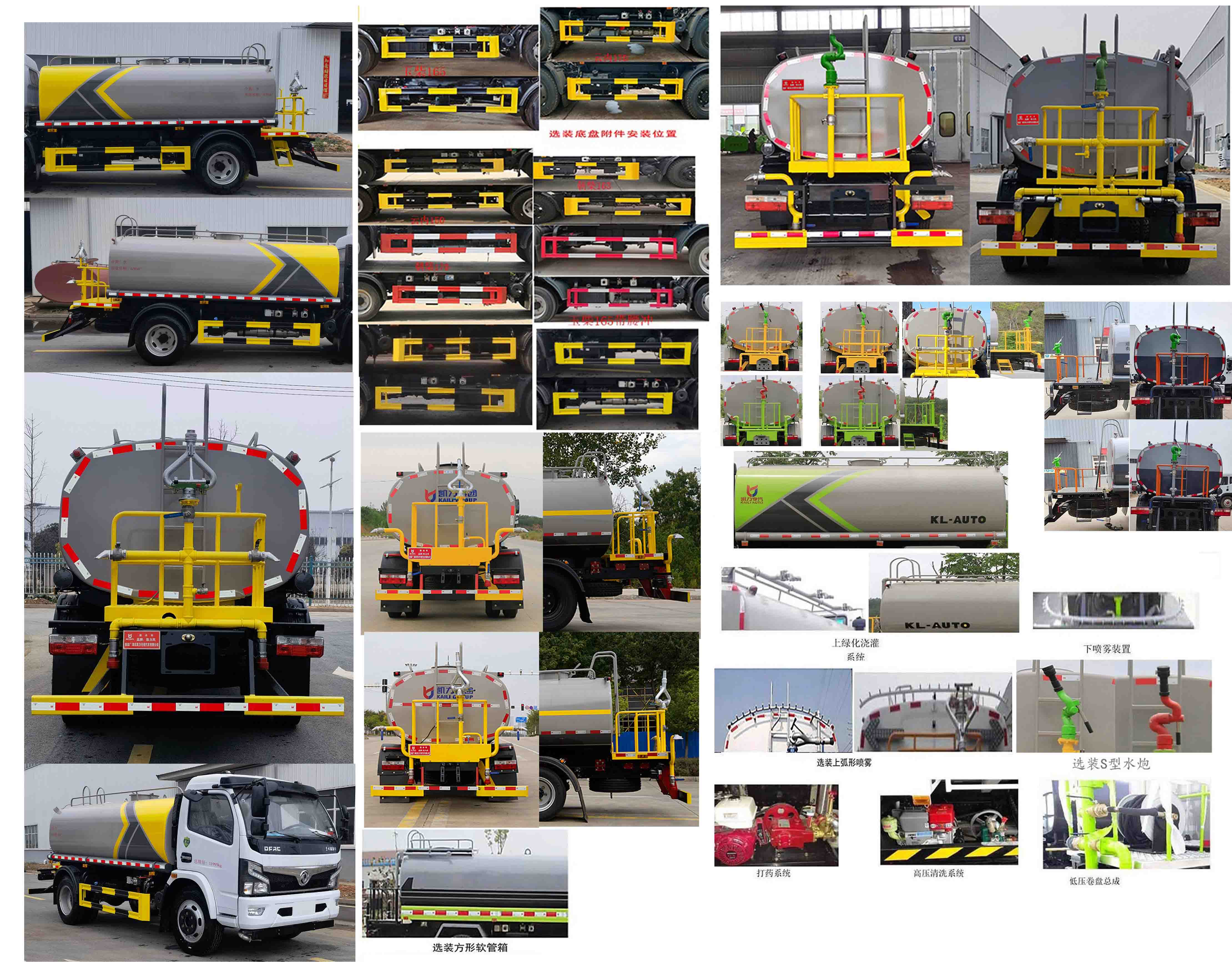 东风股份多利卡D7 KLF5120GSSD6洒水车公告图片