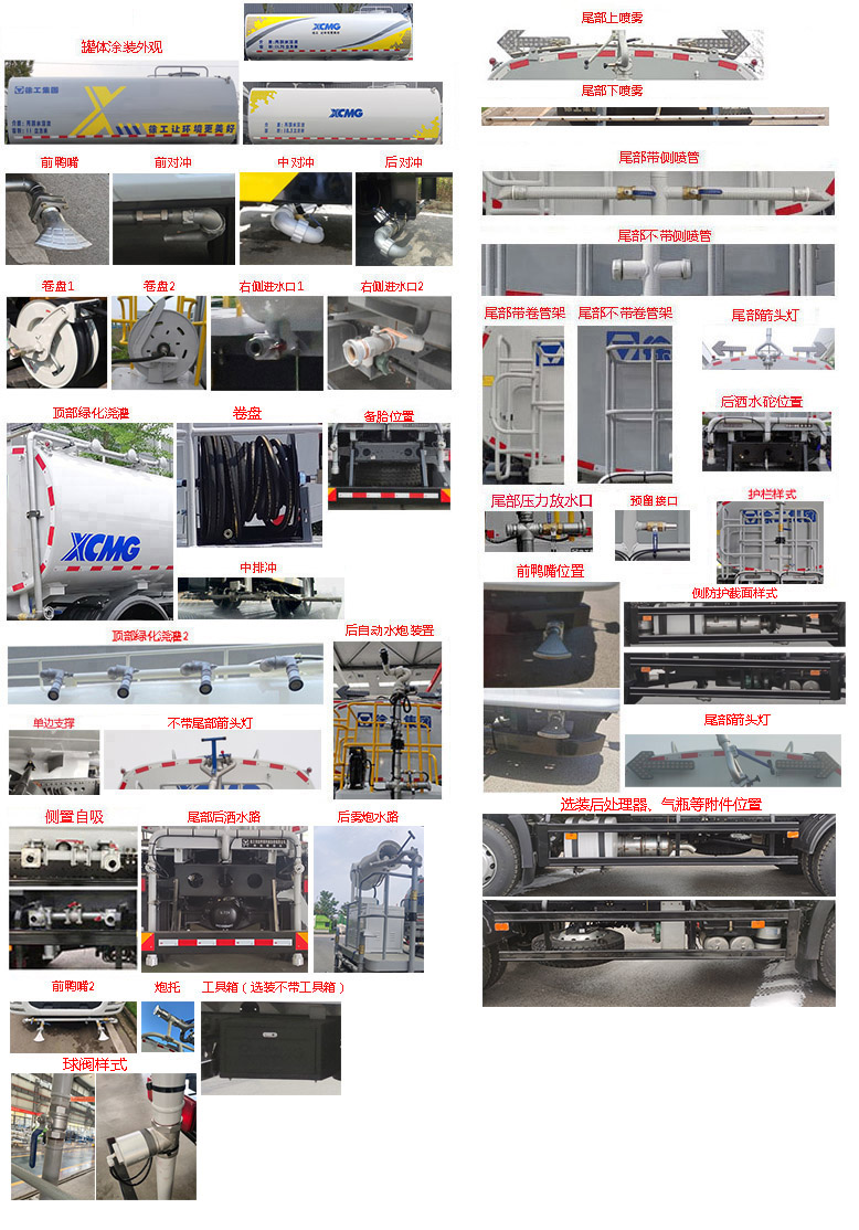 徐工牌DXA5180GPSC6绿化喷洒车公告图片