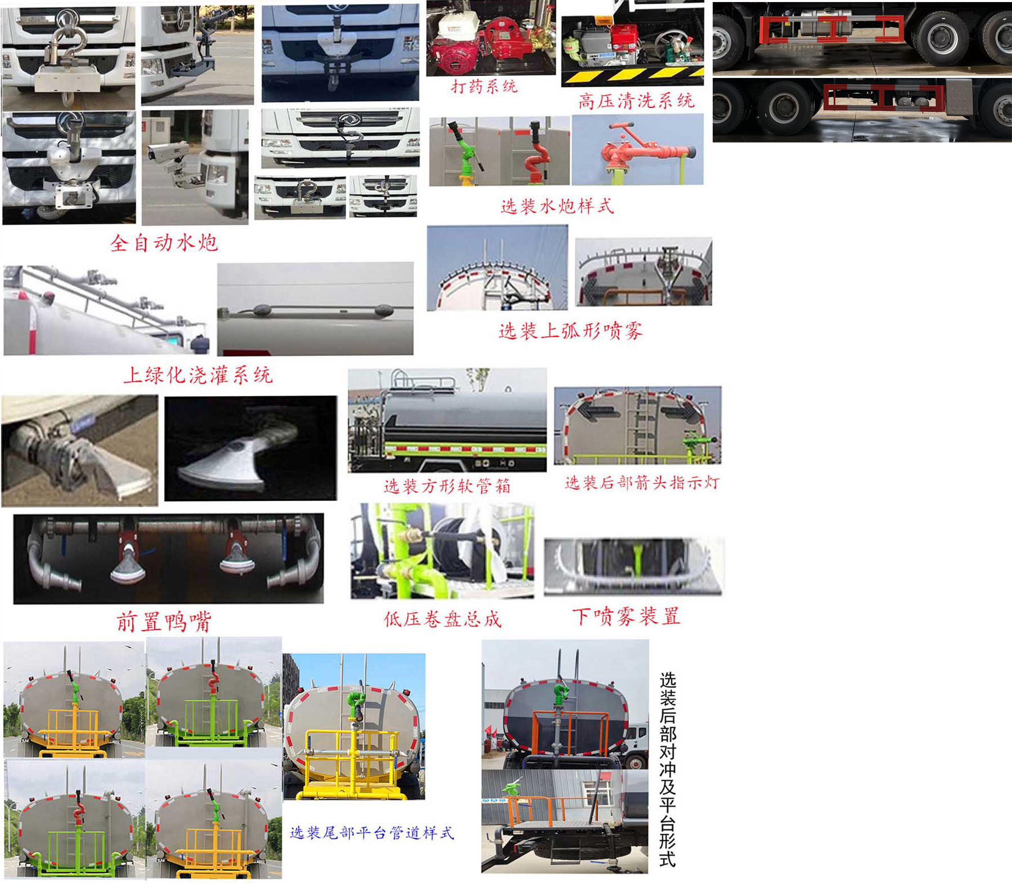華通牌HCQ5253GPSZZ6綠化噴灑車公告圖片