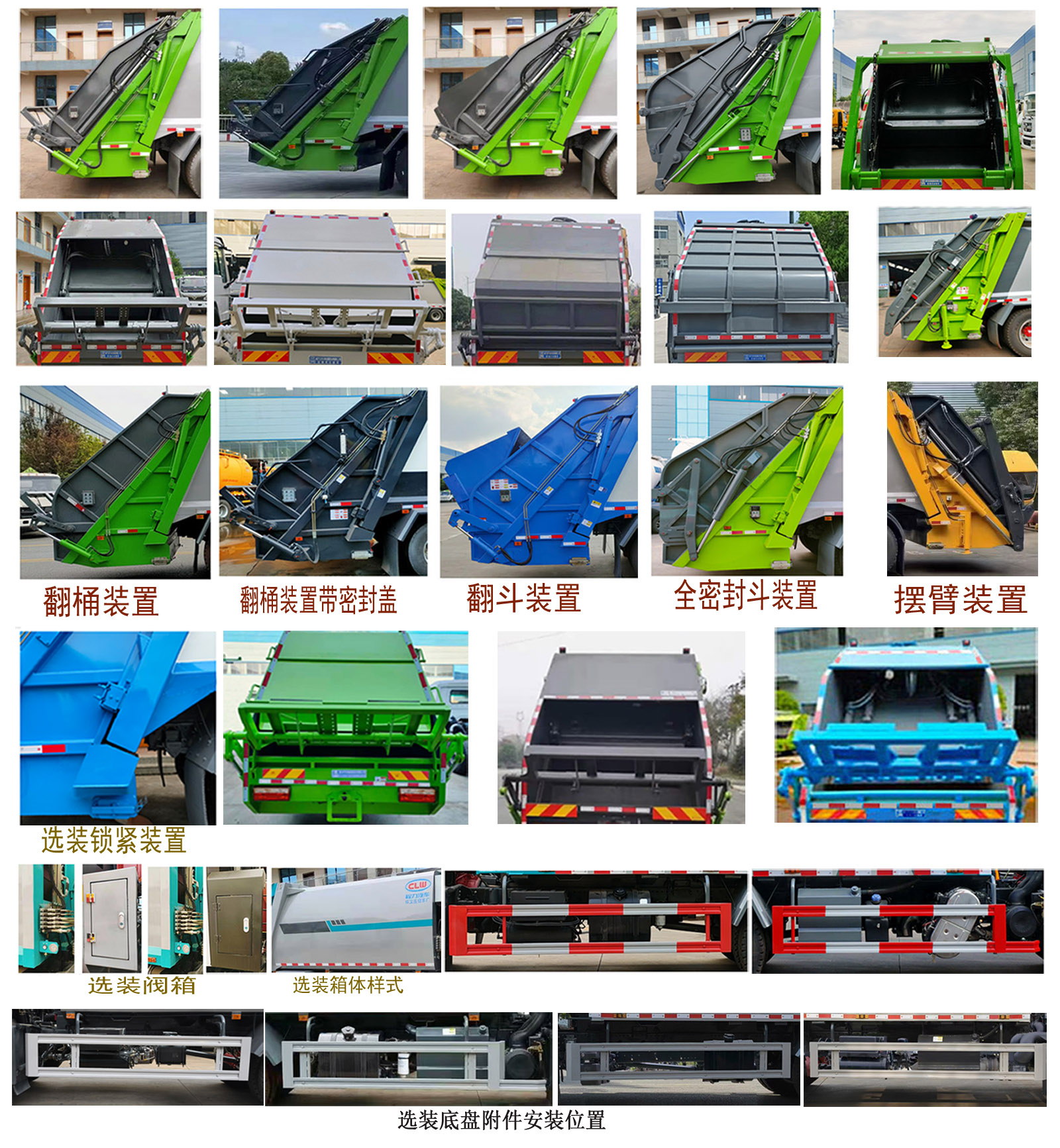 程力牌CL5160ZYS6HQ压缩式垃圾车公告图片