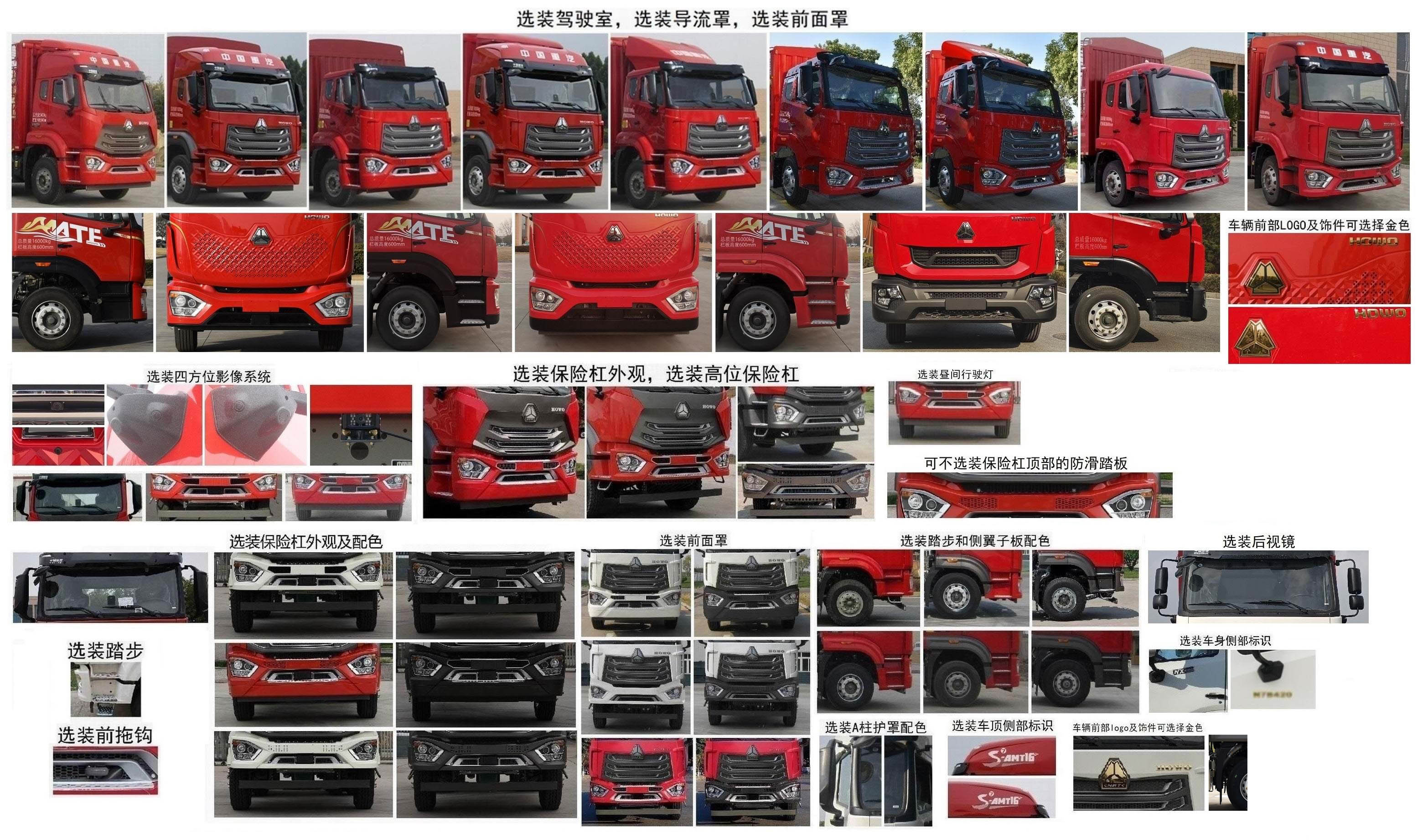 豪沃牌ZZ5187CCYK511JF1B仓栅式运输车公告图片