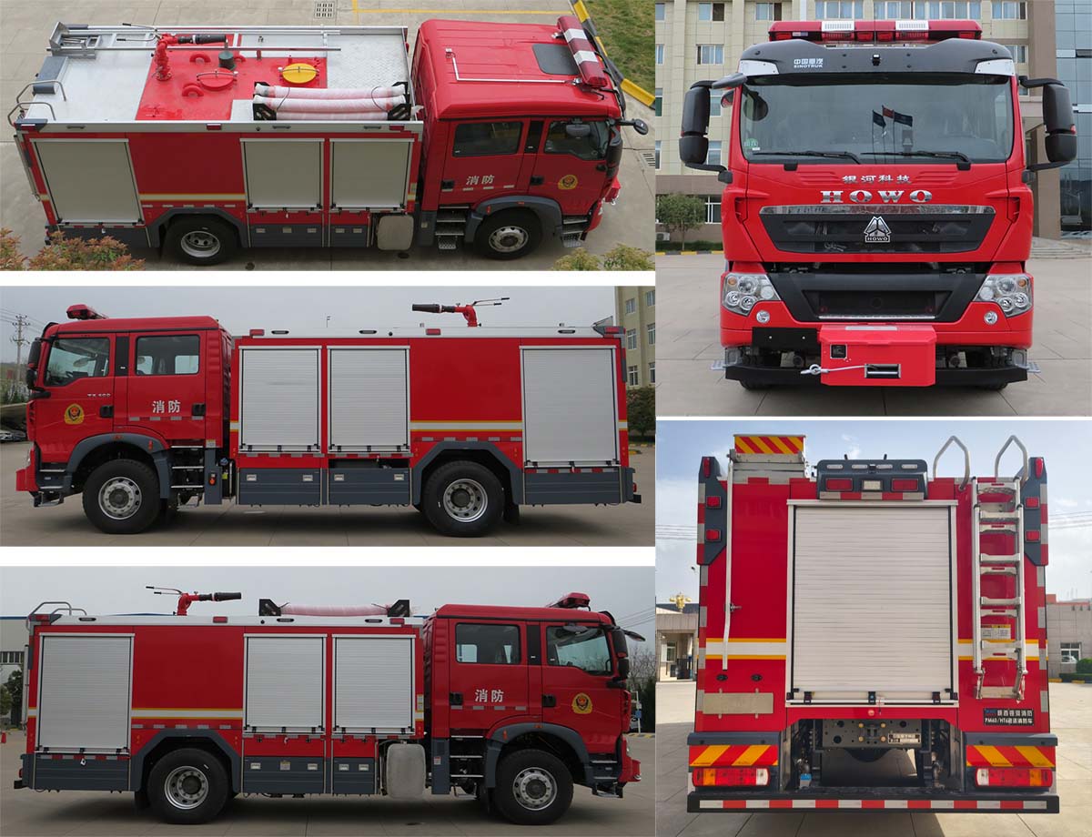 银河牌BX5180GXFPM60/HT6泡沫消防车公告图片