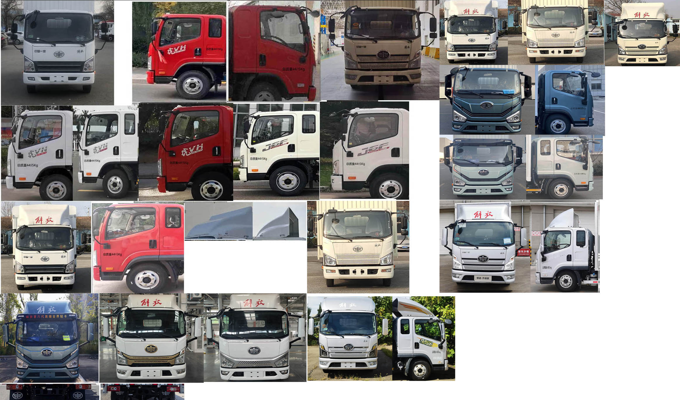 解放牌CA5040CCQP40K61L2E6A85畜禽运输车公告图片