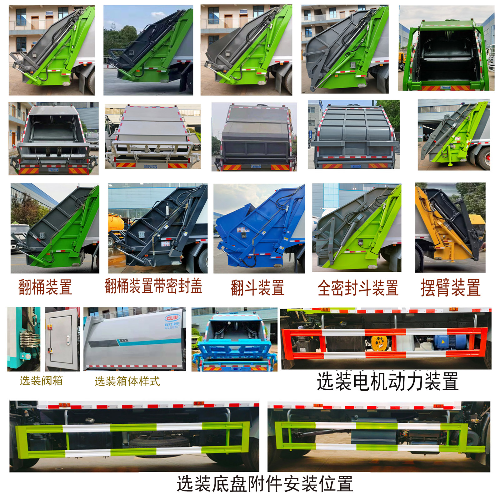程力牌CL5181ZYS6HQ压缩式垃圾车公告图片