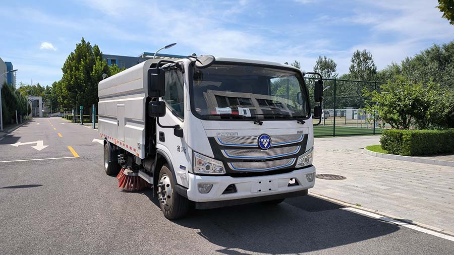 亞潔牌BQJ5120TSLBJBEV純電動(dòng)掃路車公告圖片
