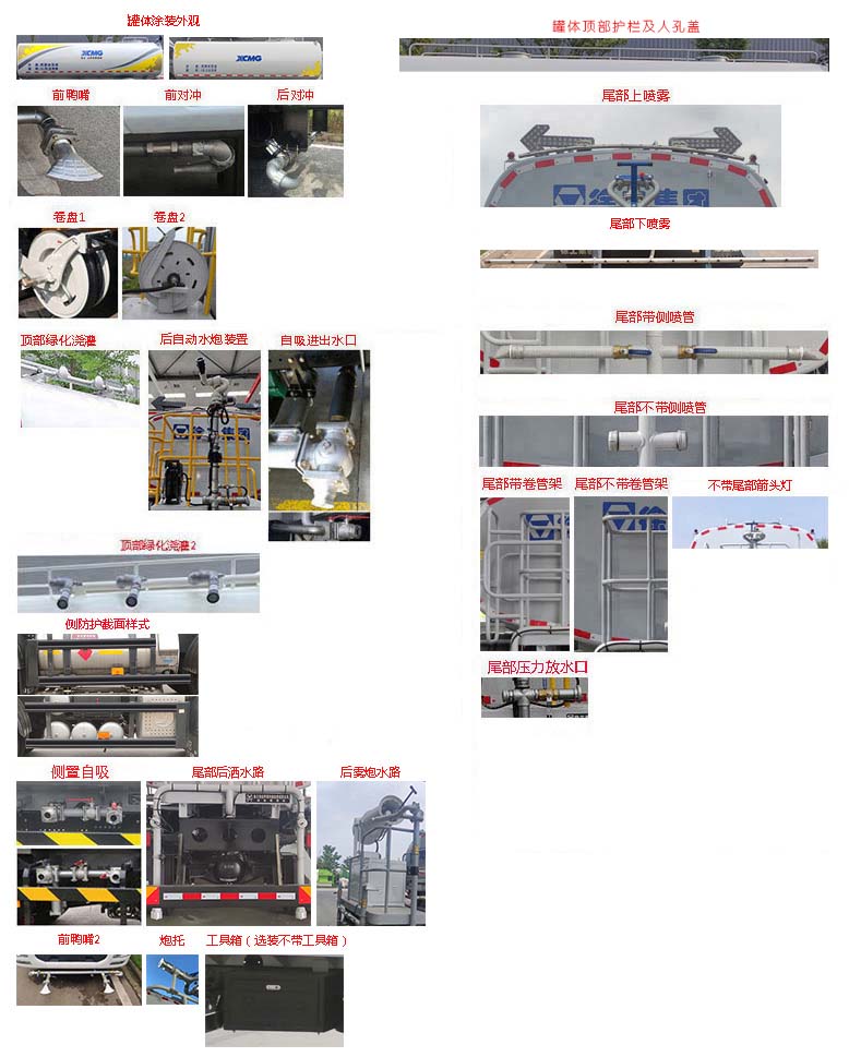 徐工牌DXA5310GPSSA6NG綠化噴灑車公告圖片