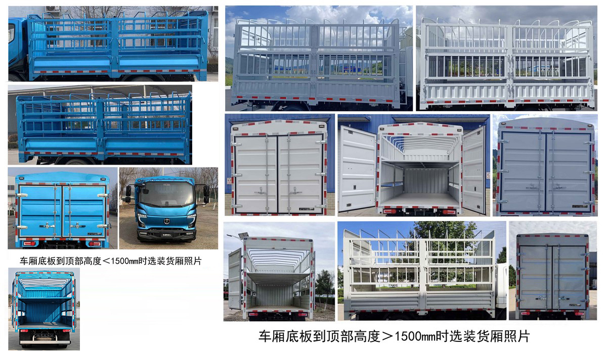 飛碟牌FD5040CCYW68BEV-1純電動(dòng)倉柵式運(yùn)輸車公告圖片