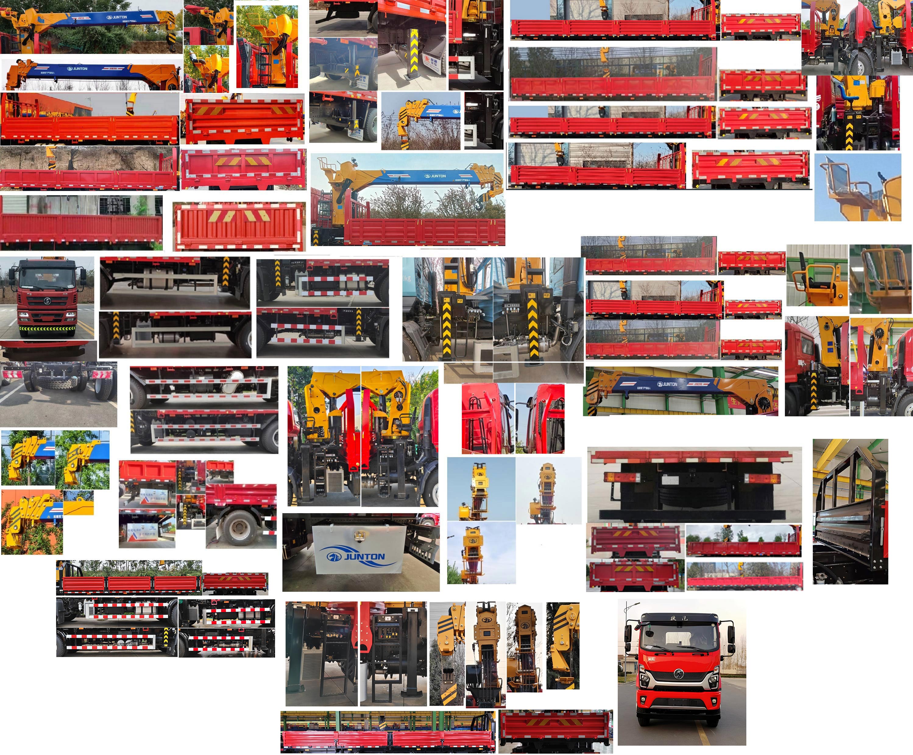 駿通牌JF5182JSQSX08隨車起重運(yùn)輸車公告圖片