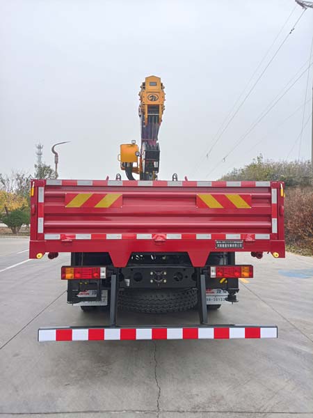 駿通牌JF5182JSQSX08隨車起重運(yùn)輸車公告圖片