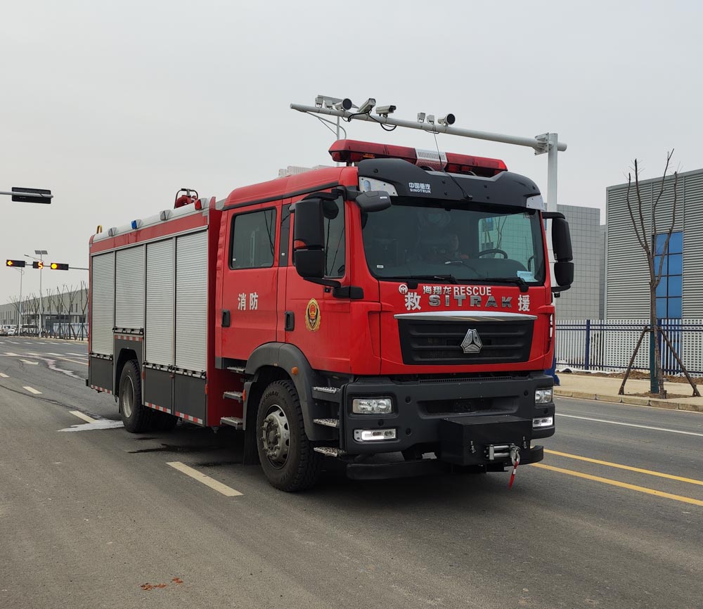 海翔龍牌AXF5180GXFAP55/SD01壓縮空氣泡沫消防車公告圖片