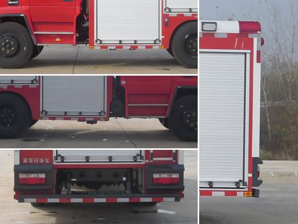 新東日牌YZR5110GXFSG40/E6A水罐消防車(chē)公告圖片