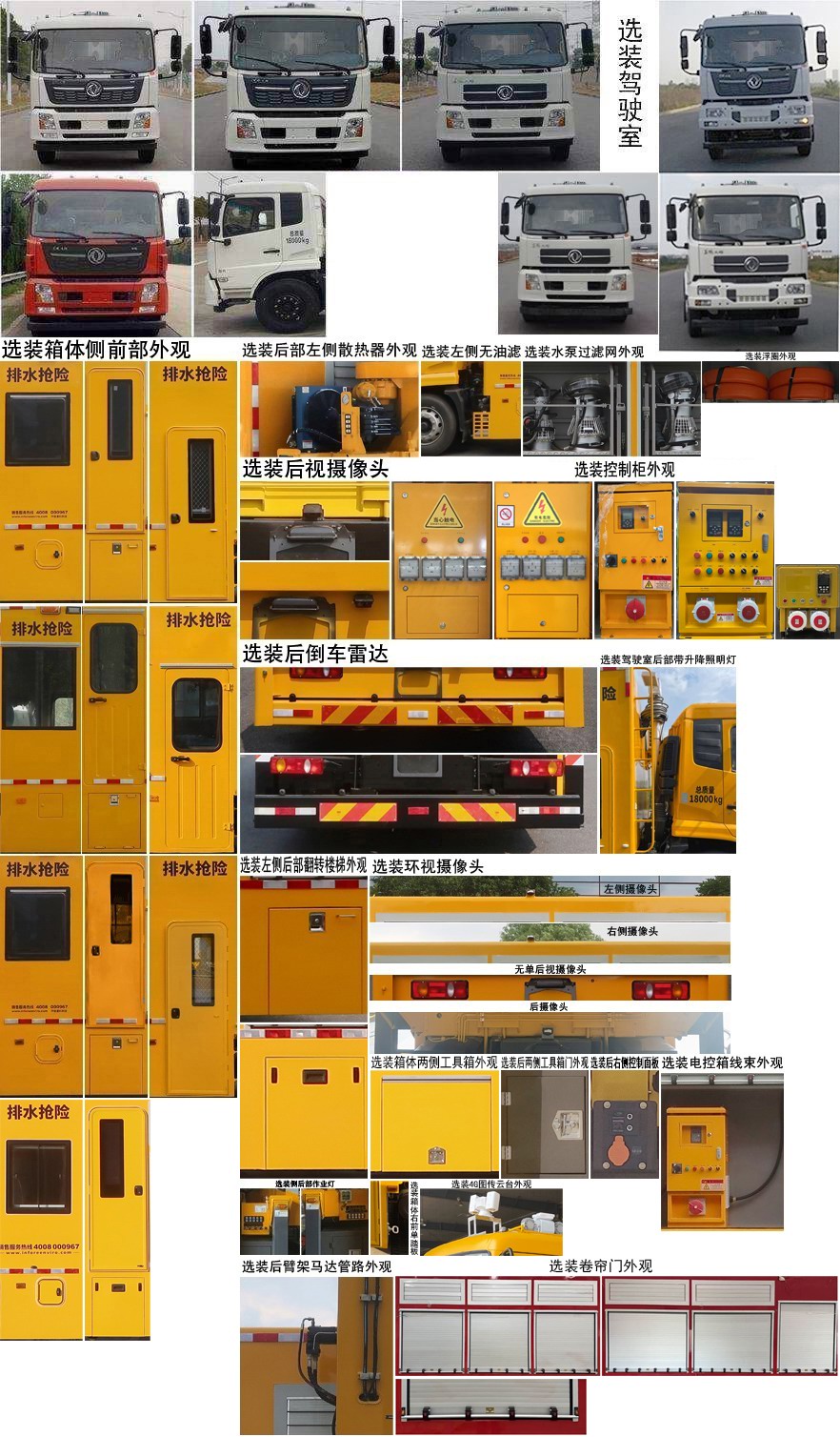 盈峰牌ZBH5180TPSDHE6大流量排水搶險(xiǎn)車(chē)公告圖片