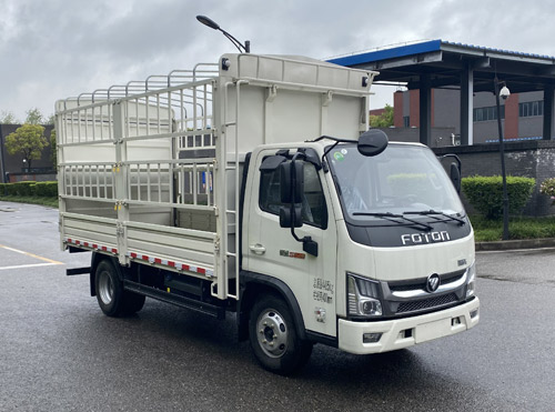福田牌BJ5045CCY9JBA-35倉柵式運輸車公告圖片