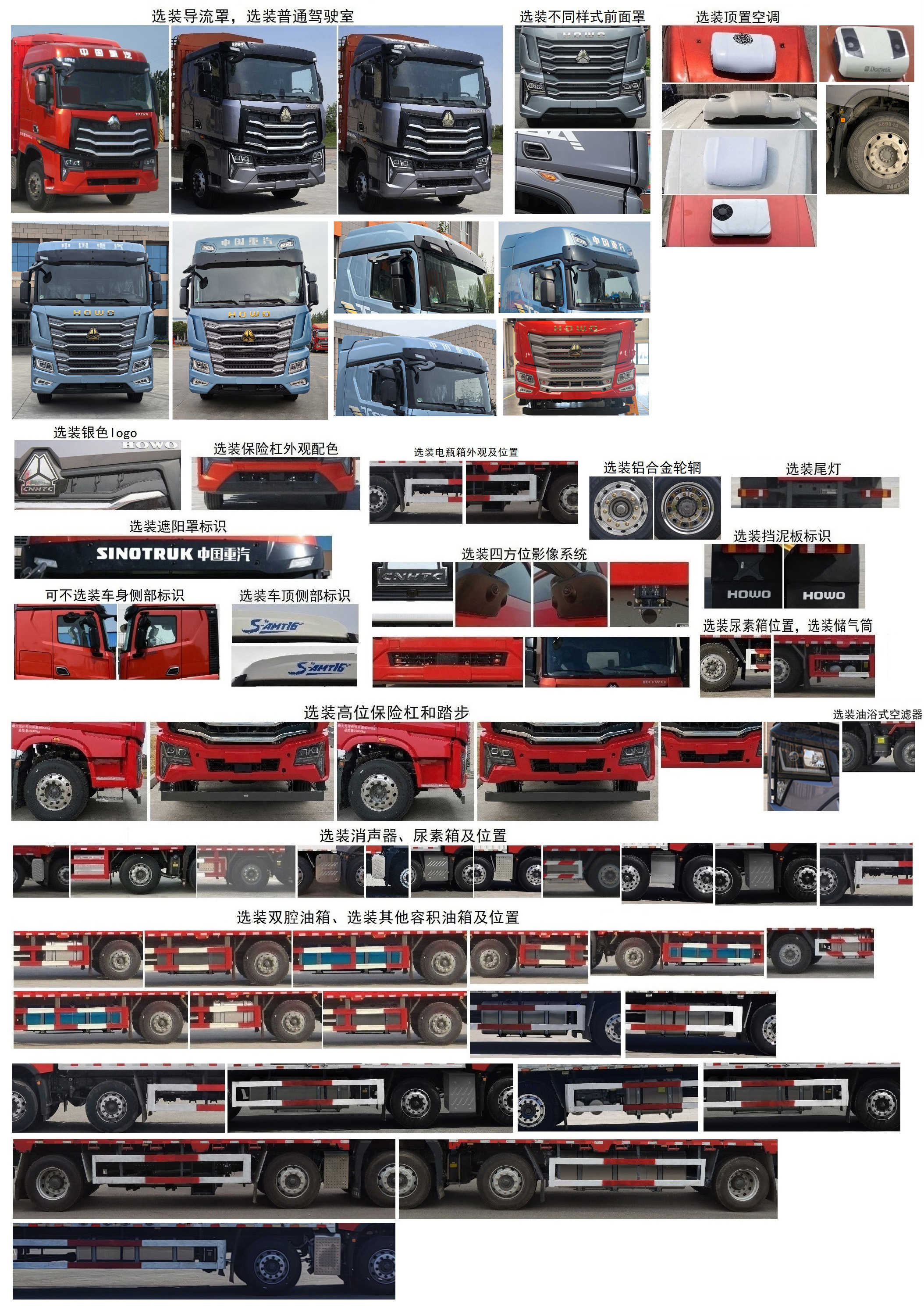 豪沃牌ZZ5257CCQN43CKF1畜禽運(yùn)輸車公告圖片