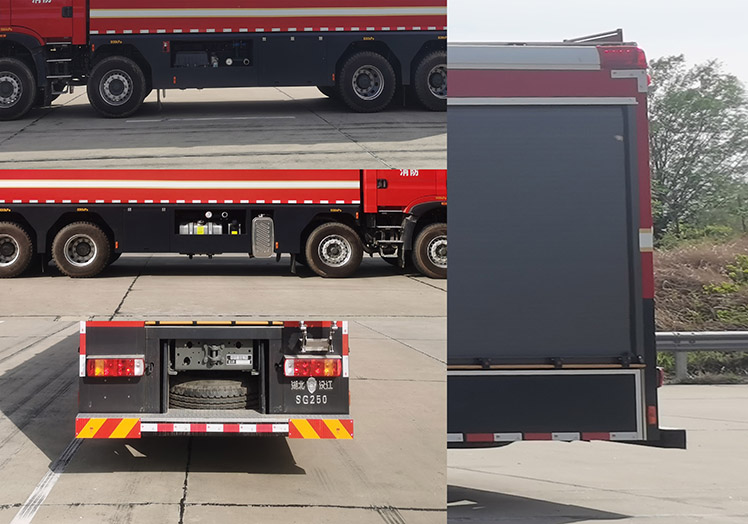 漢江牌HXF5430GXFSG250水罐消防車公告圖片