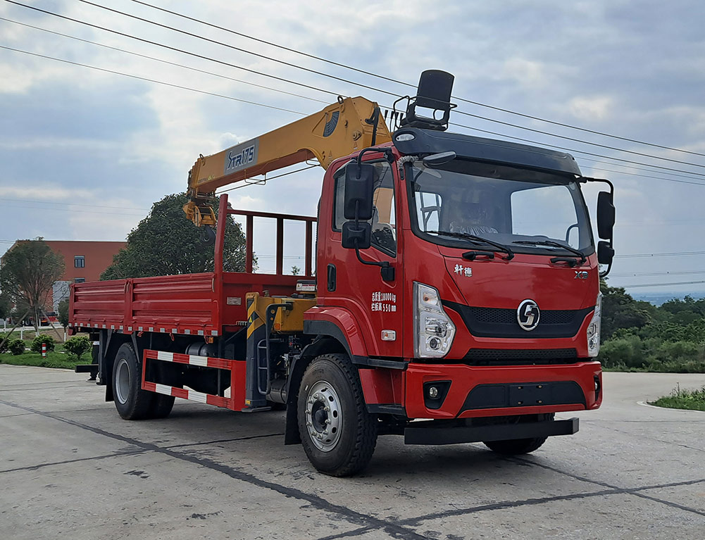 猛卡士特牌XCL5189JSQ6L隨車起重運輸車公告圖片