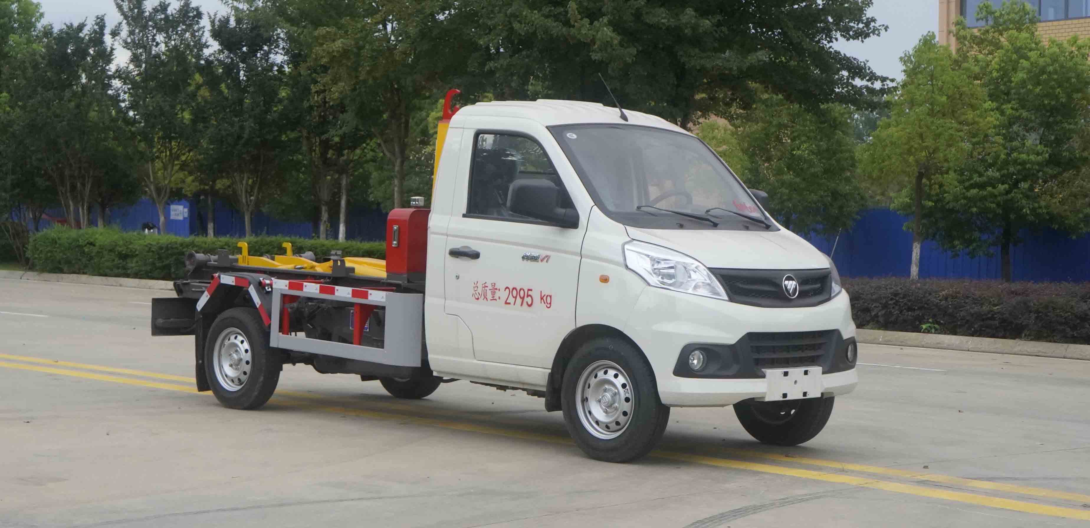 凱力風(fēng)牌KLF5031ZXXB車廂可卸式垃圾車公告圖片
