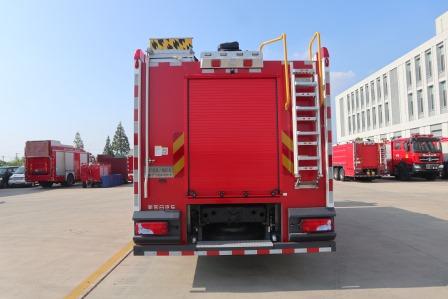 新東日牌YZR5170GXFAP60/M6A壓縮空氣泡沫消防車公告圖片