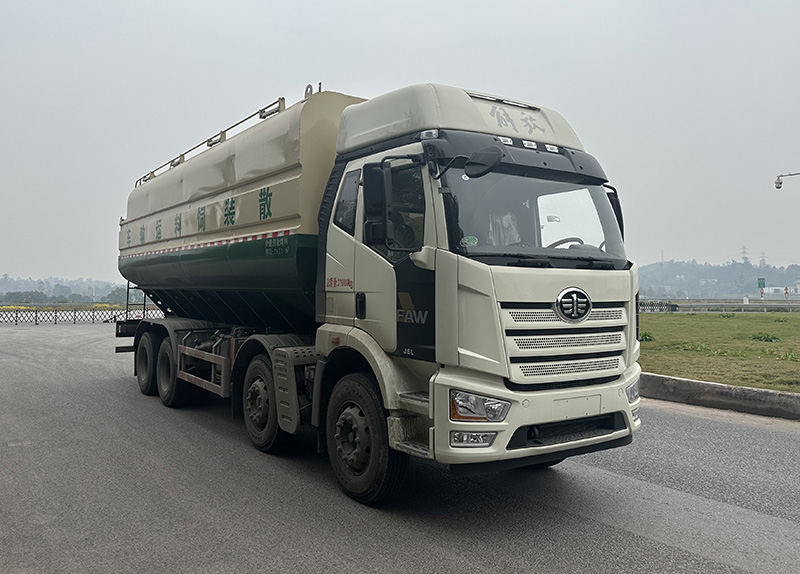 解放牌CA5310ZSLP62K1L6T4E6Z散裝飼料運輸車公告圖片