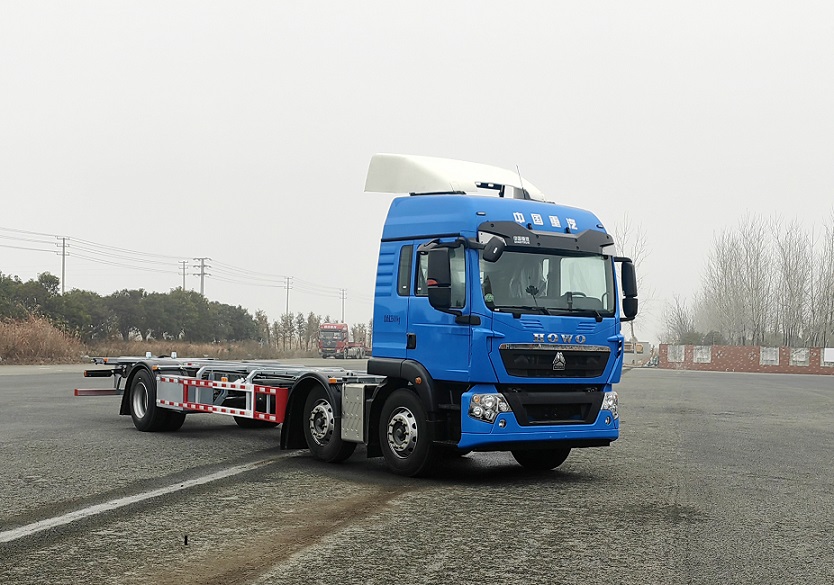 豪沃牌ZZ5257ZKXN56CGF1車廂可卸式汽車公告圖片