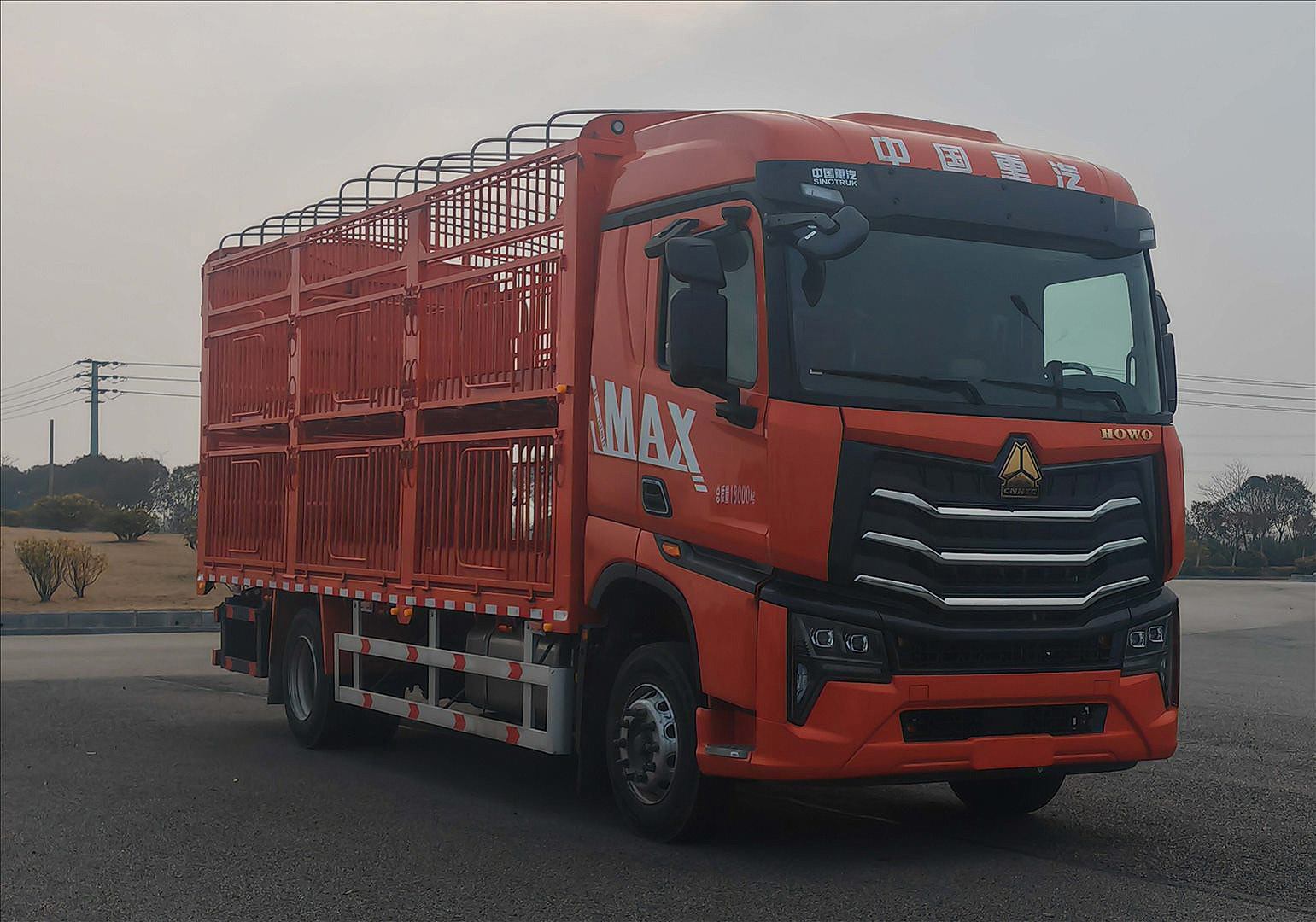 豪沃牌ZZ5187CCQN511KF1畜禽運(yùn)輸車公告圖片