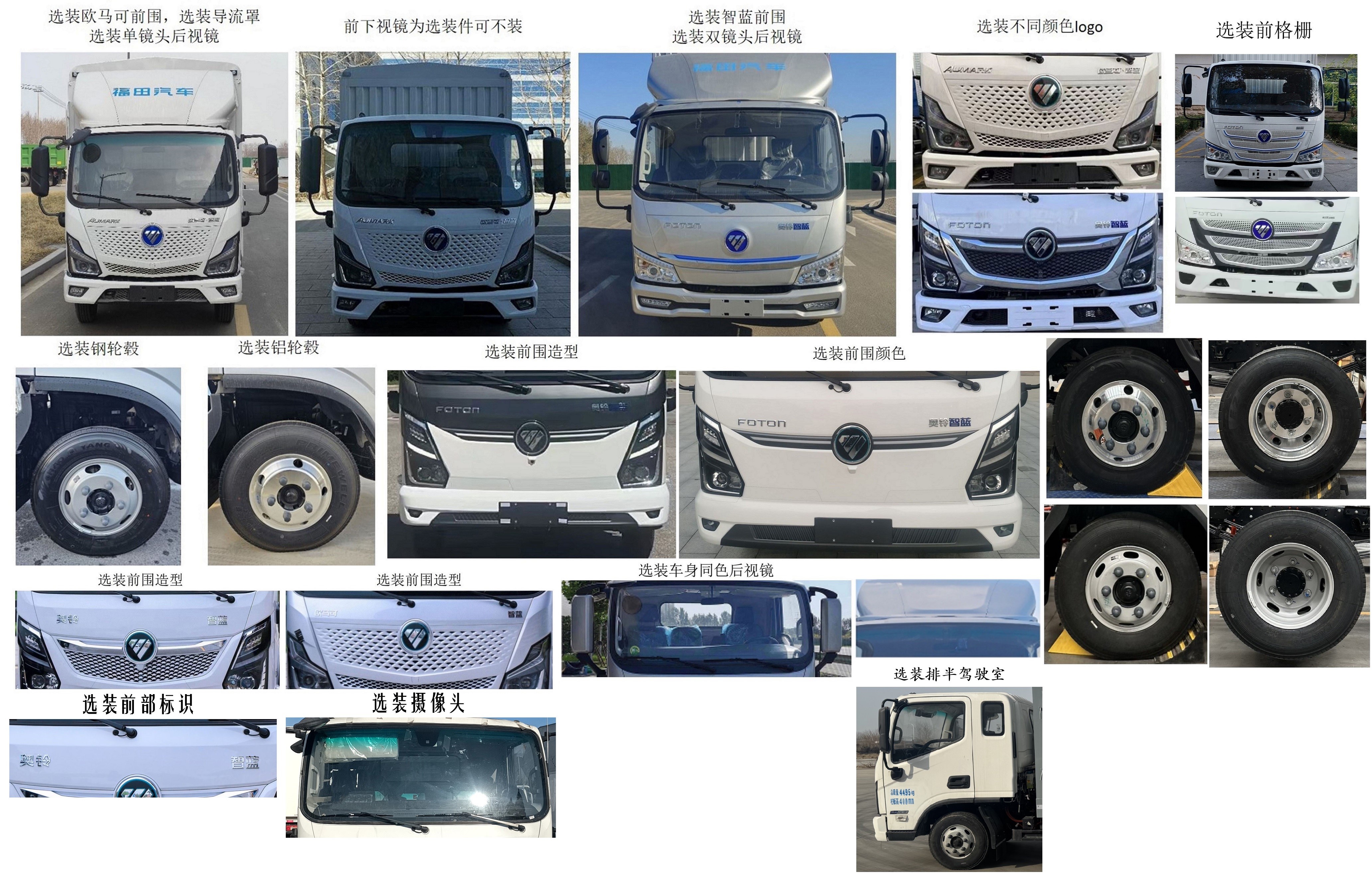 福田牌BJ5040CCYEVZ2純電動倉柵式運(yùn)輸車公告圖片