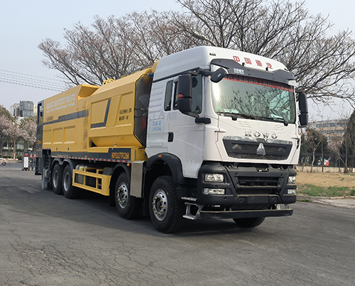 圣工牌HGY5317TFCZ6H纖維同步封層車公告圖片