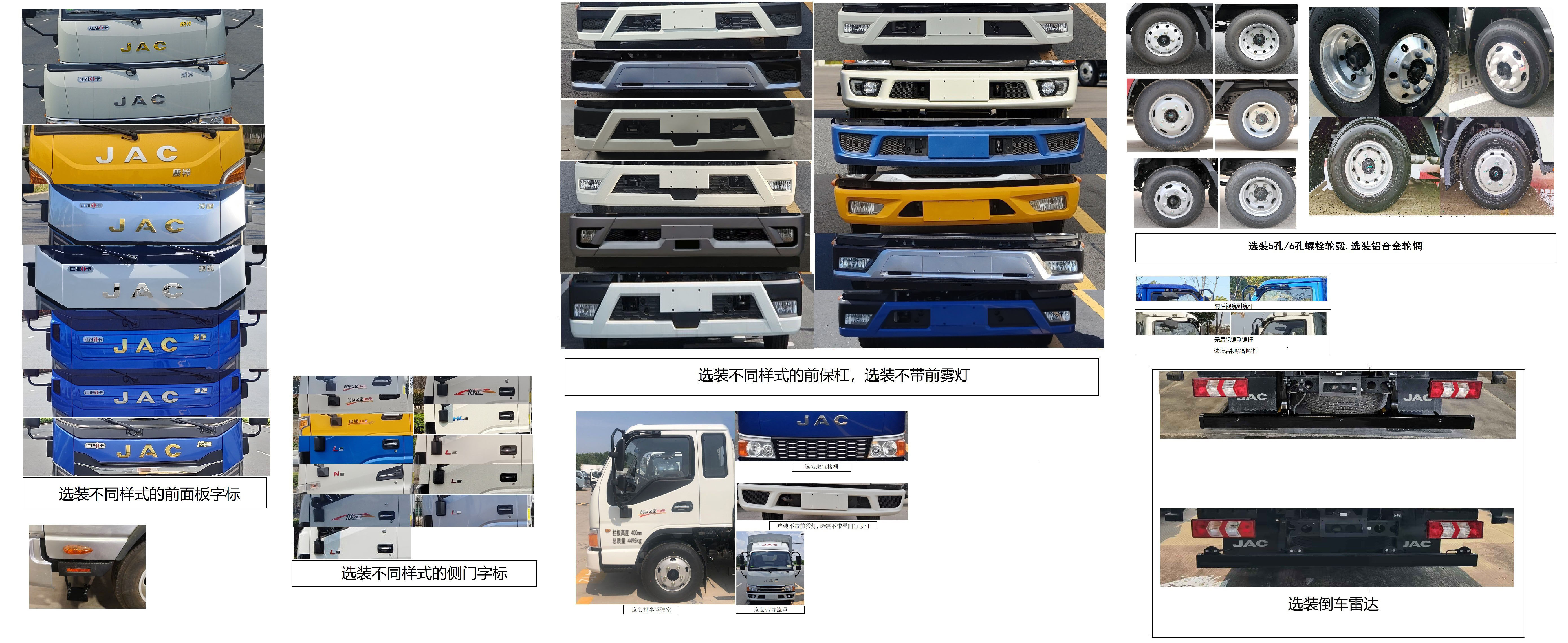 江淮牌HFC5041CCYP23K2B3QS倉(cāng)柵式運(yùn)輸車公告圖片