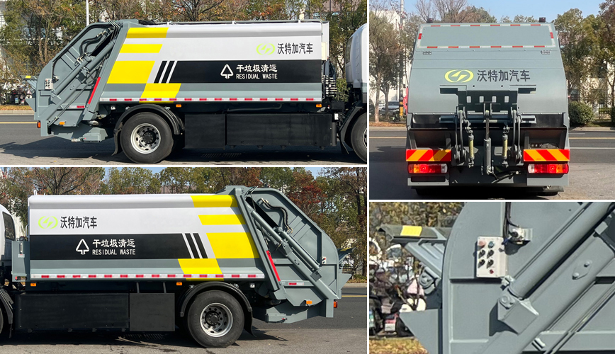 耶律潔牌SWT5180ZYSBEV純電動壓縮式垃圾車公告圖片