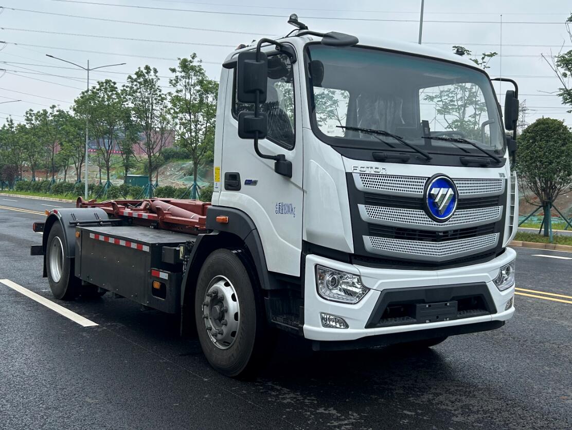 普羅科牌BJ5182ZXXEV-P1純電動(dòng)車廂可卸式垃圾車公告圖片