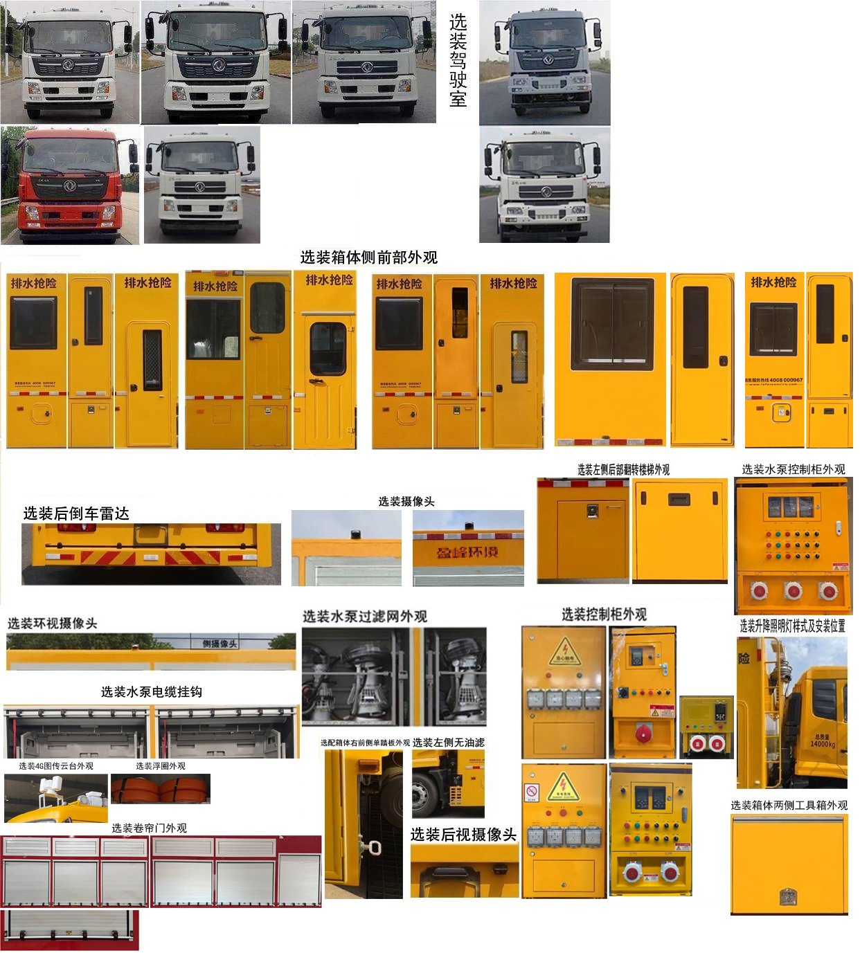 盈峰牌ZBH5140TPSDHE6大流量排水搶險車公告圖片