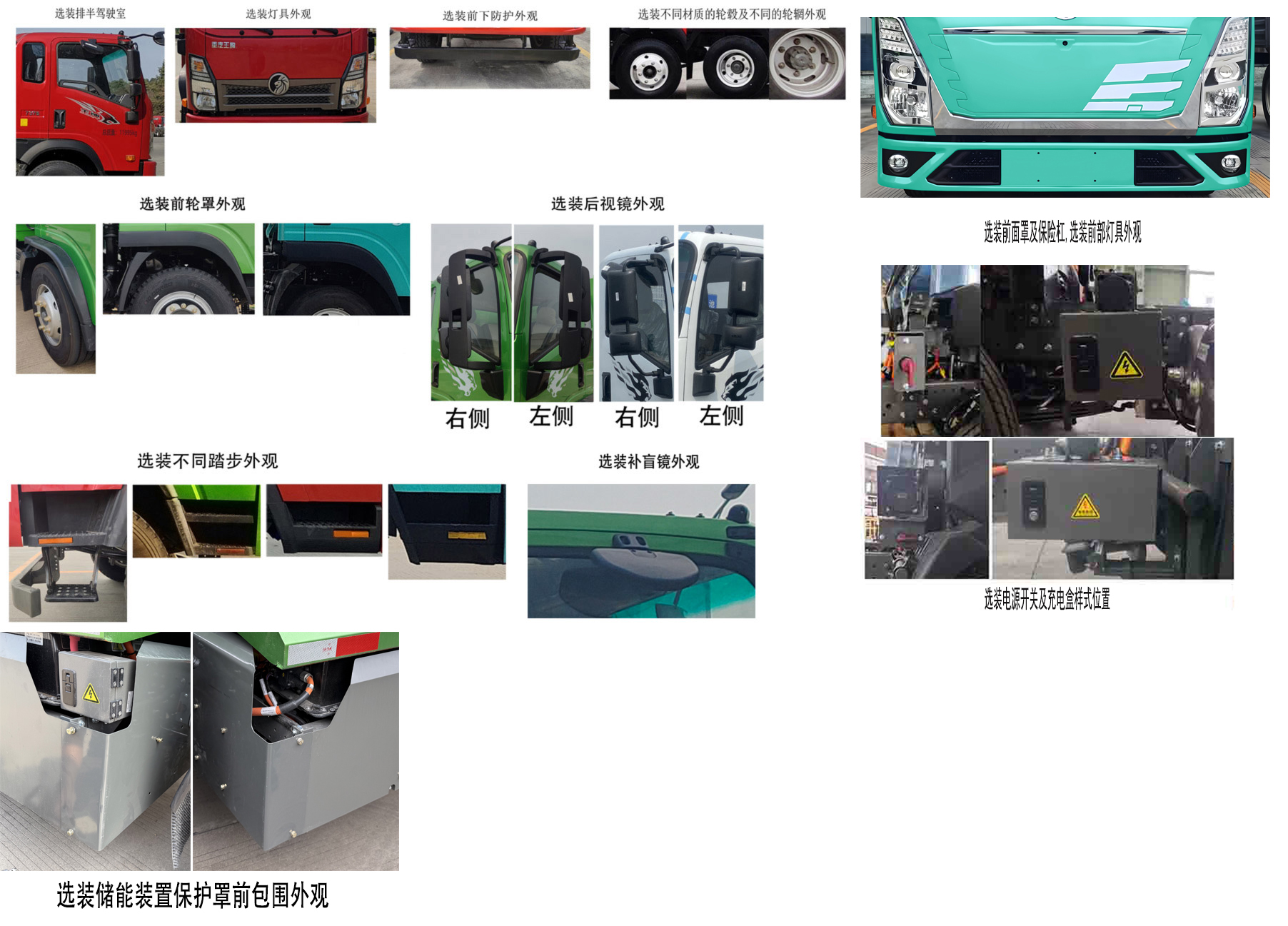 王牌牌CDW5124ZXXK321CZHBEV纯电动车厢可卸式垃圾车公告图片