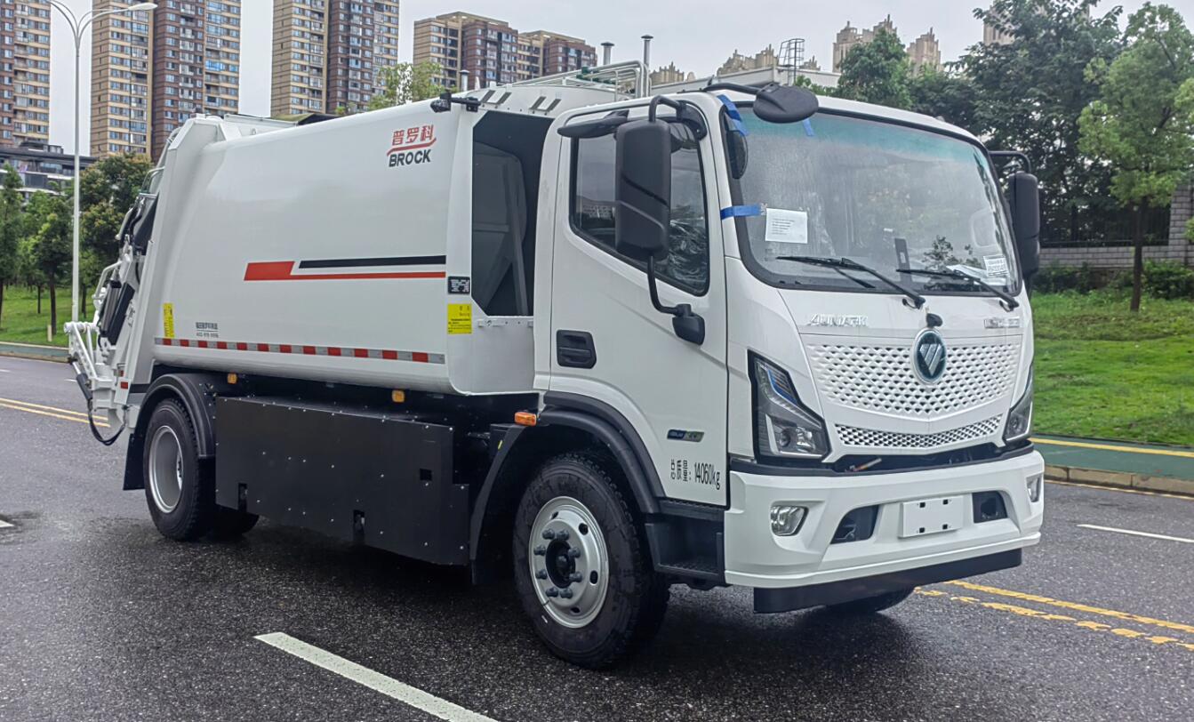 普羅科牌BJ5142ZYSEV-P1純電動(dòng)壓縮式垃圾車公告圖片